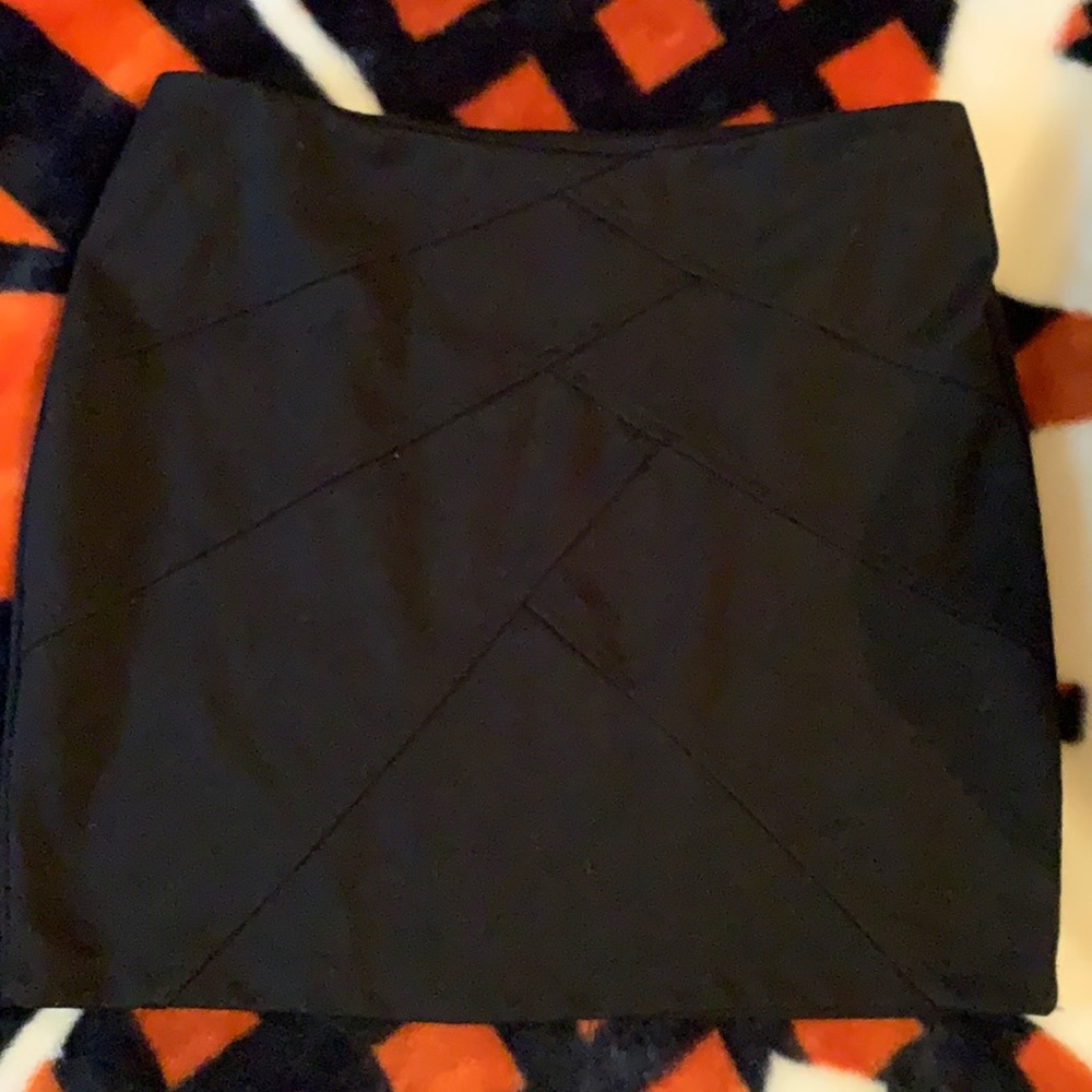 Mini black skirt